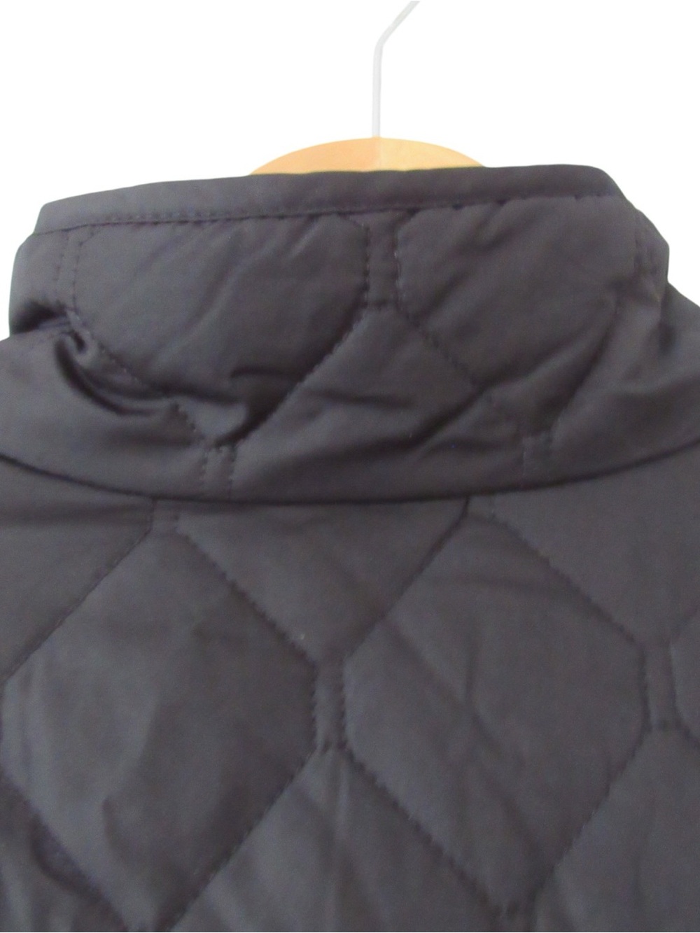 Eddie Bauer Womens Quilted Field Jacket Medium Black All Seasons Lightweight - Picture 8 of 10